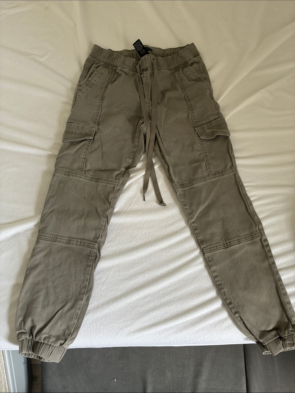Sincerely Jules Olive Green Cargo Jogger Pants